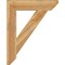Ekena Millwork Traditional Slat Rough Sawn Bracket, Western Red Cedar, 6"W x 32"D x 40"H BKT06X32X40TRA06RWR - alternate 3